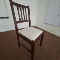 صندلی  چوبی و روکش تدی