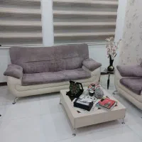 مبل راحتی ۷ نفره با ۶ عدد صندلی میزبان