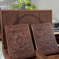 پک وزیری حافظ+شاهنامه چرم جعبه دار/آف ویژه