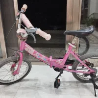 دوچرخه ۱۶ صورتی تاشو