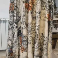 چادر رنگی دوخته شده کاملا نو