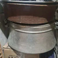 دیگ و لگن خمیر گیری مسی