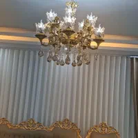لوستر ۱۰شعله درحد نو