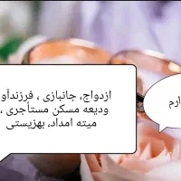 ضامن ،خرید فروش،وام ازدواج.فرزندآوری‌.جانبازی