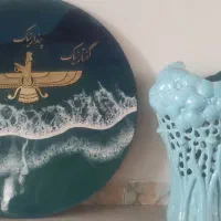 قالب رزین وگلدون لاجوردی