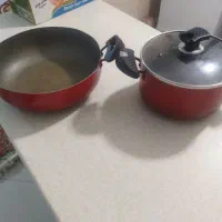 قابلمه و ماهی تابه تازه رنگ شده (تفلون مرغوب)