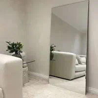 آینه بزرگ خام ابعاد ۹۰ * ۱۷۰ بدون قاب