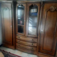 فروش  کمد چوبی و پشتی قیمت توافقی