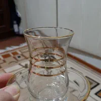 فنجان نعلبکی کمر باریک اصل ترک سینی ونعلبکی