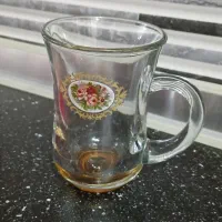 استکان کمر باریک دسته دار