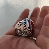 2عدد انگشتر نقره کهنه گرمی 600 با نگین. مفت گذاشتم