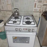 گاز ۴شعله طرح فر و کولر و‌چراغ نفتی