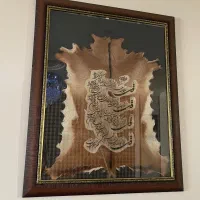 ساعت و تابلو قهوه‌ای خاص‌پسند