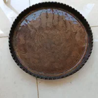 سینی مسی قلم زنی شده قدمت بالا