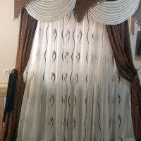پرده سه تیکه تمیزوشیک
