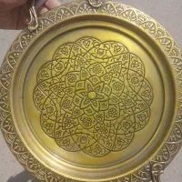 سینی برنجی برجسته