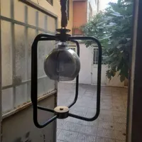 لوستر ۴ شاخه تک لامپ بزرگ