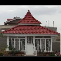 اجرای سقف شیروانی و نصب سایبان و آلاچیق