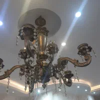 لوستر برنجی ۱۰ شعله