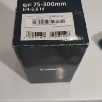 لنز 75 300 کانن canon