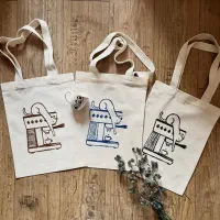 تت بگ / توت بگ پینترستی پارچه متقال کتان زخیم