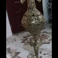 گلدان و سطل زباله و کاغذ دستمالی برنز