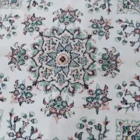 پادری ۸ ضلعی کرم رنگ کار کرده