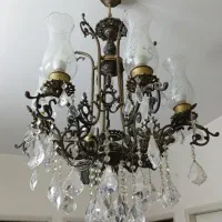 لوستر برنجی ۶شاخه
