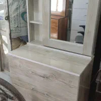 میز آرایش آینه ریلی دو تیکه