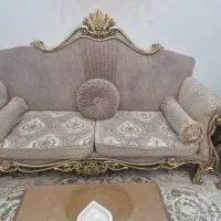 مبل استیل ۹ نفره چوب راش  سالم