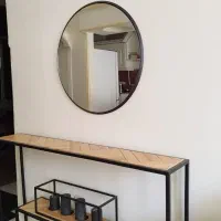 آینه کنسول برند سان هوم و صندلی شاه نشین