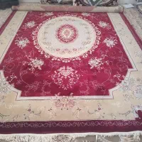 فرش ۹ متری زرشکی