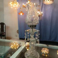 شمعدان خارجی کریستال تک،(یک عدد)