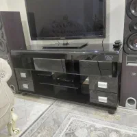 میزتلویزیون شیشه ای بسیار محکم