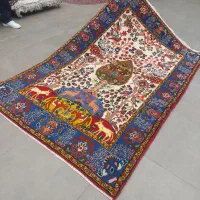 فرش دستباف (بساک ) تک ۴ متری درخت زندگانی نهاوندی