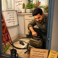 لوله‌بازکنی فوری و تحلیه‌ چاه‌‌ مهران‌ خوی