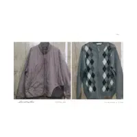 کاپشن مردانه مارک کره ای و ژاکت بافت کارکرده .سالم