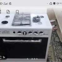 اجاق گاز طرح فر سرپایی پنج شعله