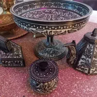 میوه خوری واتو قوری وقندون سنگی کار دست