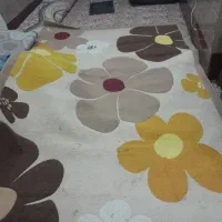 قالی شیش متری کارکرده فقط نیاز به شستن داره