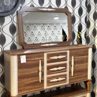 ست آینه کنسول شکلاتی انزو در زرکالا مدل 10