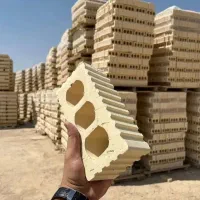 کارخانه آجر اصفهان سه گل سقفی سفال نما زبره