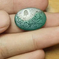 فروش عقیق مصور حکاکی استاد قائم