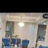 لوستر کریستالی هشت شاخه در حد نو