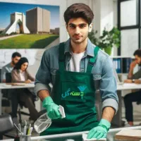نظافت و نظافت چی حرفه ای شبانه روزی
