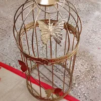 قفس پرنده نونو رنگ طلای ثابت