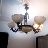 لوستر پنج شعله اویز سالم