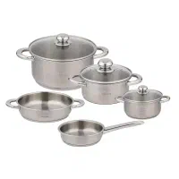 قابلمه و ماهیتابه و زودپز تک پارس استیل
