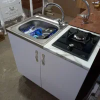کابینت آماده /سینک/ گاز/ شیر ظرفشویی