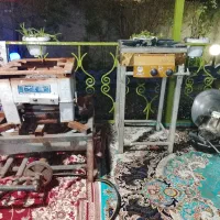 اجاق گاز فشار قوی قابلمه و ماهی تابه و کلی روحی